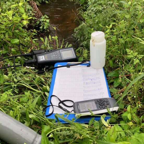 Dr. Snyder's equipment monitoring VA Eastern Shore streams